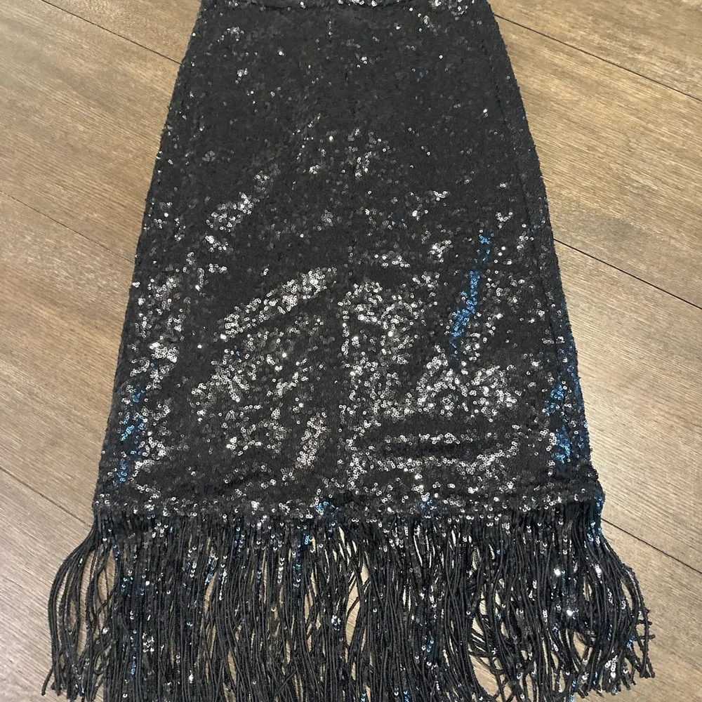 Kate Spade Black Sequin Pencil Skirt - Picture 2 of 6